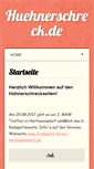 Mobile Screenshot of huehnerschreck.de