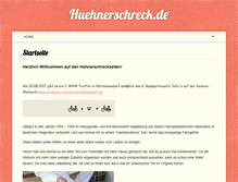 Tablet Screenshot of huehnerschreck.de